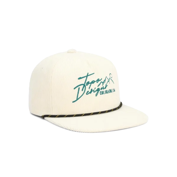 Corduroy Trucker Hat - Topo Script - Final Sale