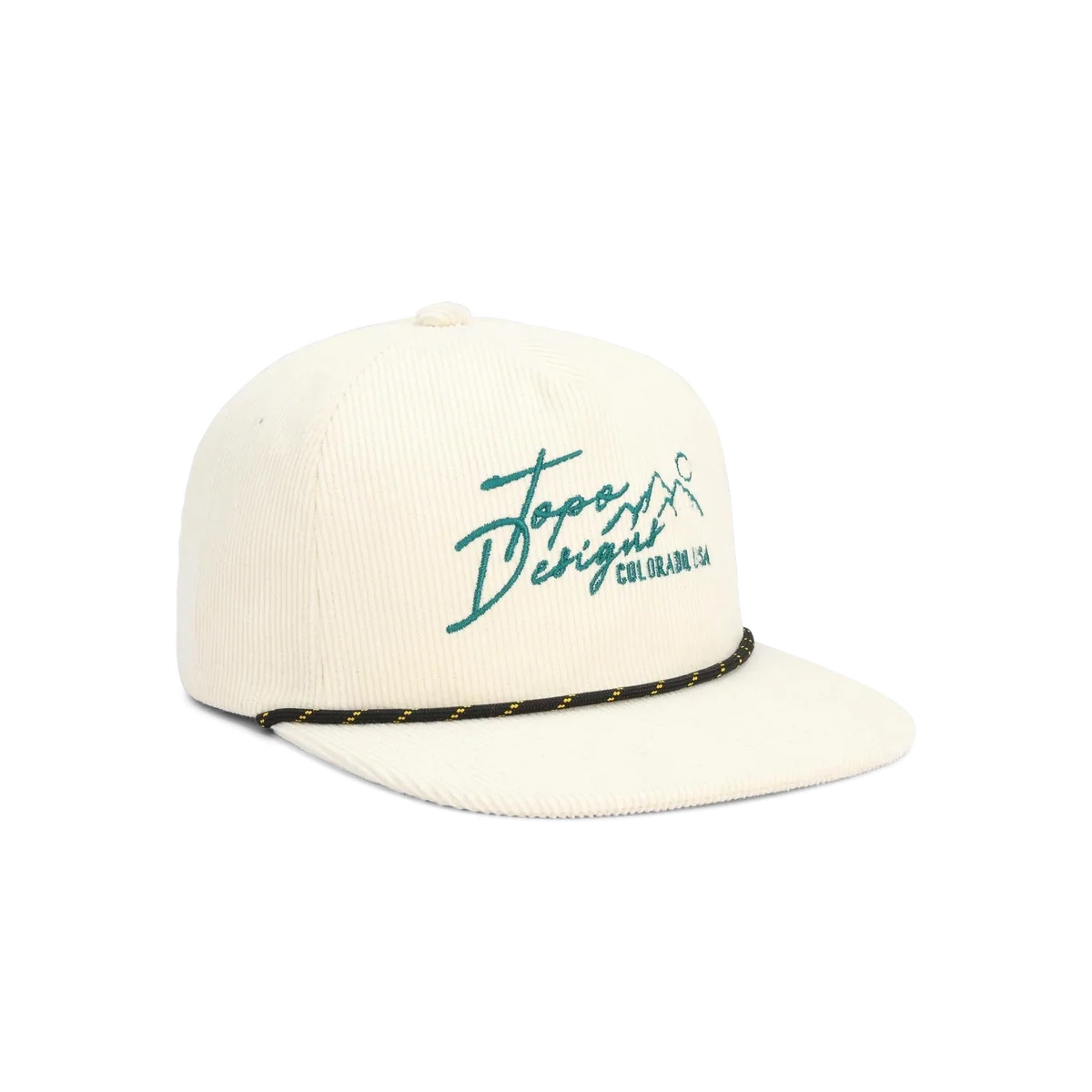 Corduroy Trucker Hat - Topo Script - Final Sale