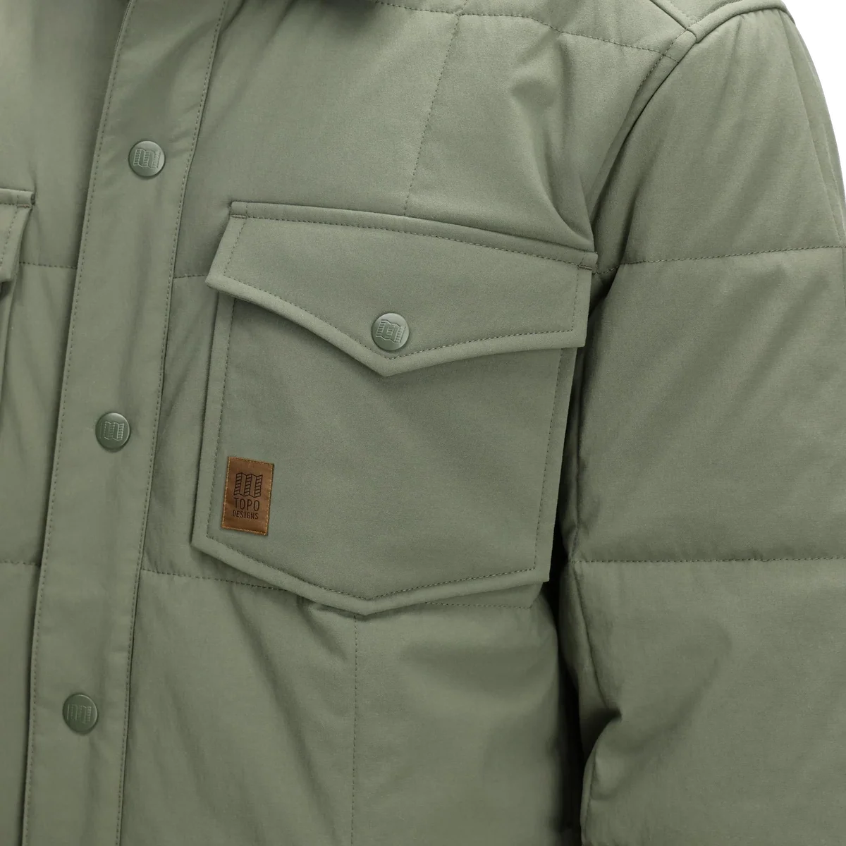 Puffer Shirt Jacket - Men's