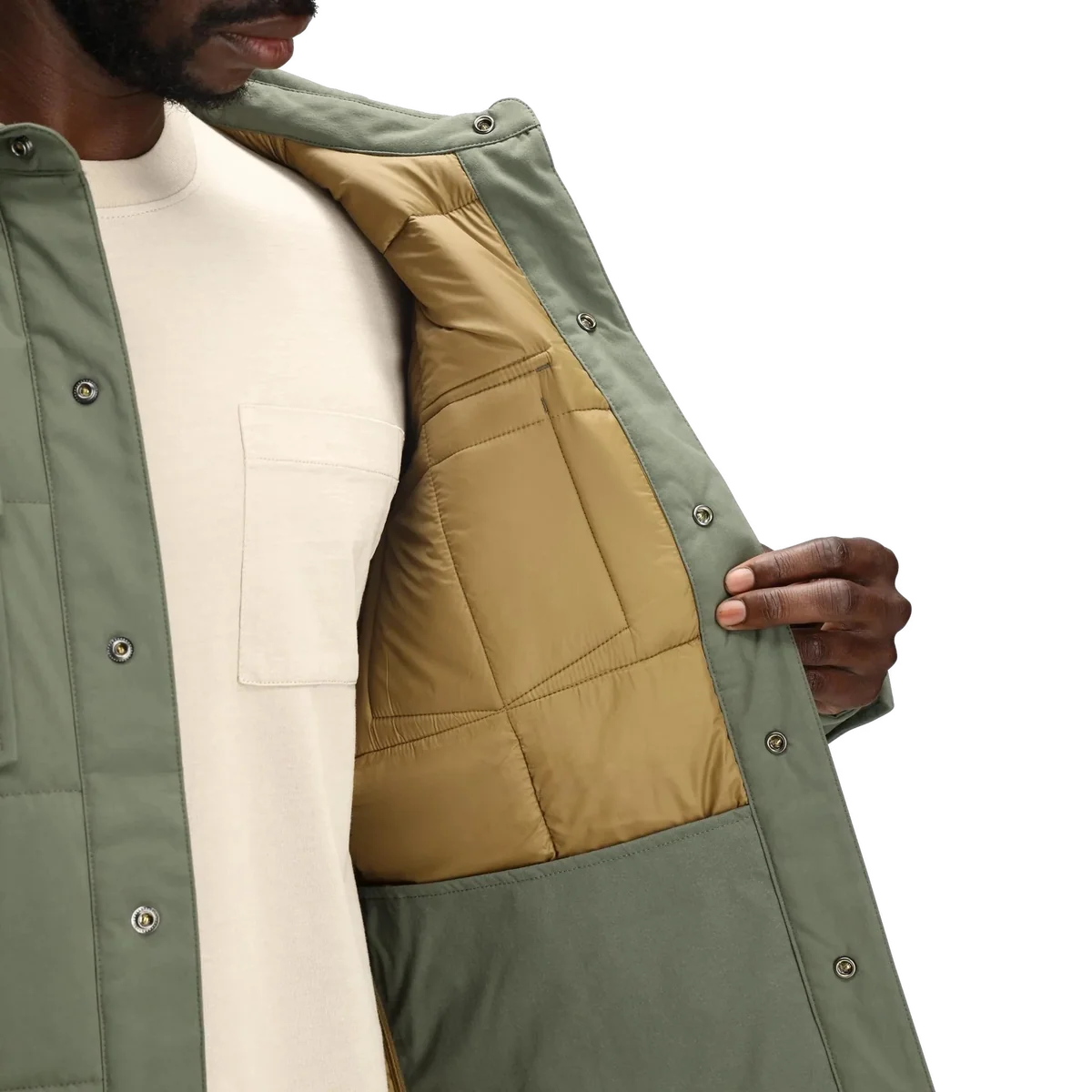 Puffer Shirt Jacket - Men's