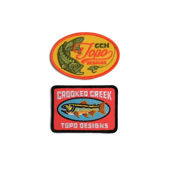 Topo Designs x CCH x Pine Printshop Patch 2-pack