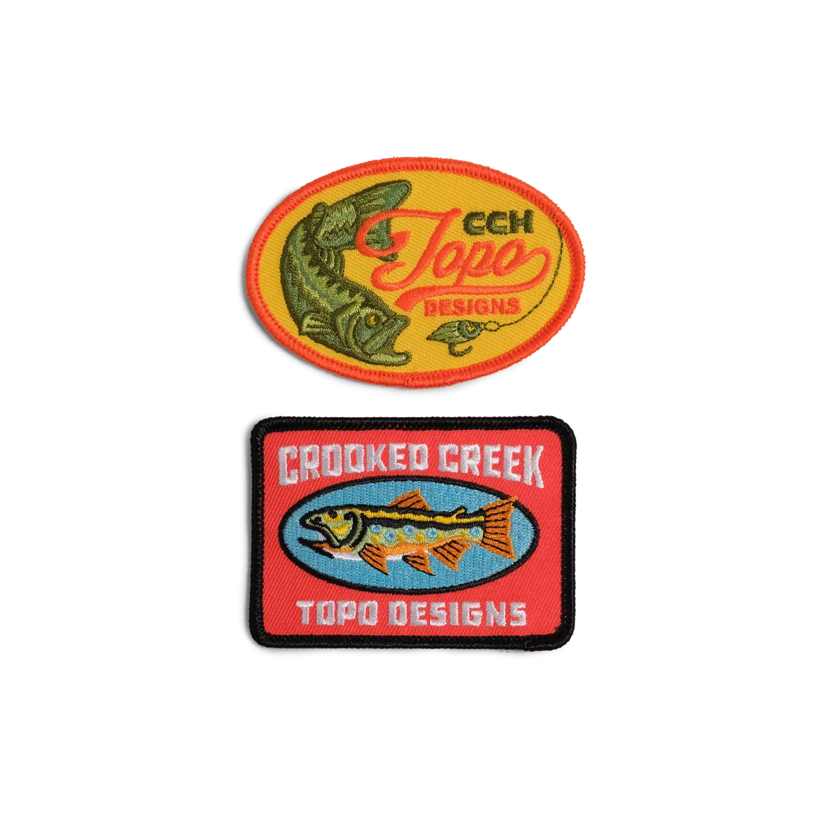 Topo Designs x CCH x Pine Printshop Patch 2-pack