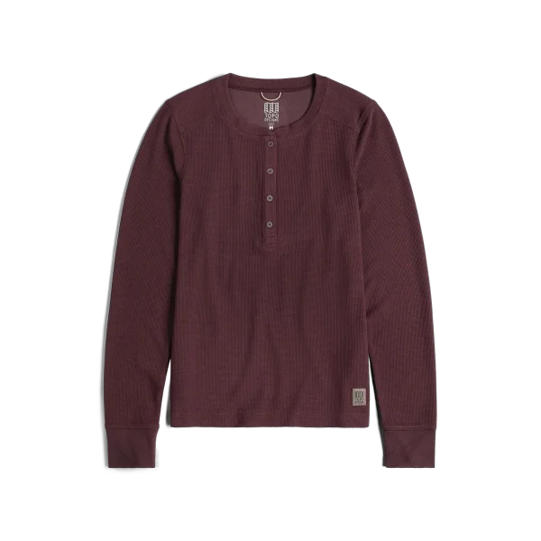 Global Waffle Henley - Women's