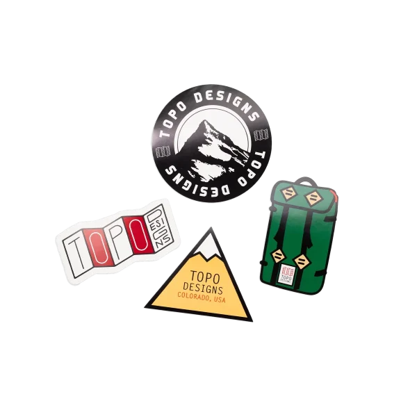Topo Sticker 4-Pack