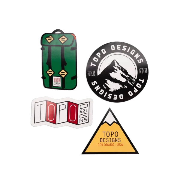 Topo Sticker 4-Pack