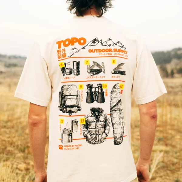 Topo Designs x Pine Printshop Catalog Tee